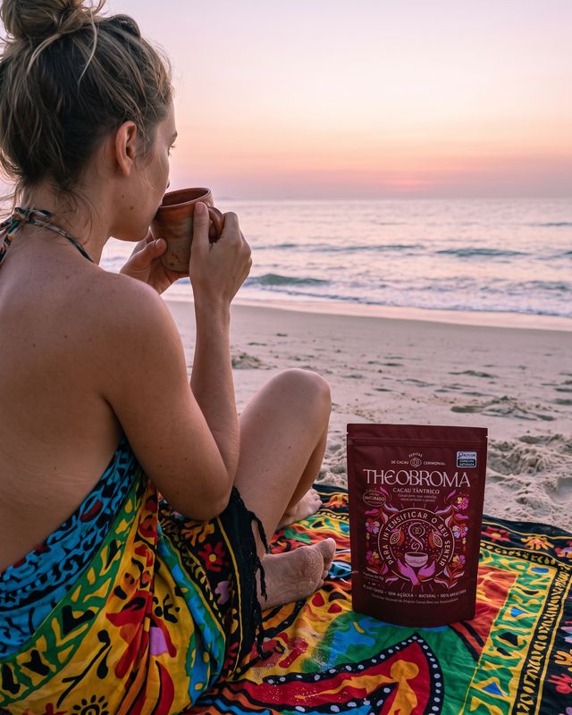 Cliente com Cacau Tântrico: tantrico extra praia